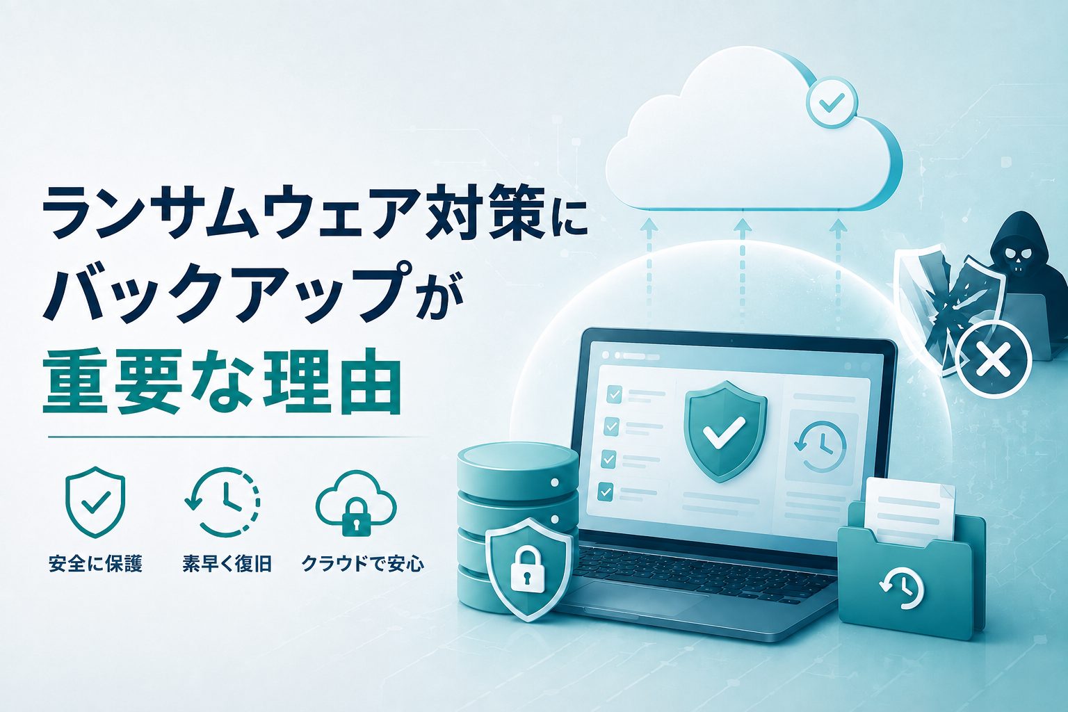 ランサムウェア対策にバックアップが重要な理由